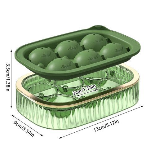 Wileqep ice cube tray with lid food grade 12-cube 1