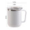 Isoleret kaffekrus i rustfrit stål, 460 ml med låg og 3