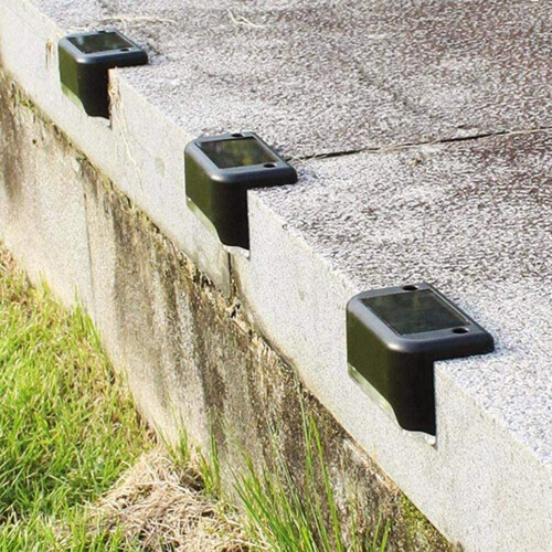 Solar Deck Lights Warm White IP65 Waterproof 2