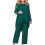 Completo da donna a due pezzi con ricami in pizzo e maniche lunghe 2