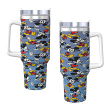 Gobelet isotherme Mickey Mouse 40 oz en acier inoxydable avec