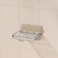 Étagère murale flottante pliable en acrylique transparent Viflosae