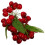 Artificial Cherry Decoration Red Foam 20x12x5cm 1
