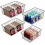 Freezer Organizer Bins White 4 Pack Large and Medium 1