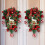 Christmas Upside Down Tree Wreath with Red Fruit 1