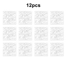 Üreges szobaelválasztó paraván, függesztett panel, 12 db