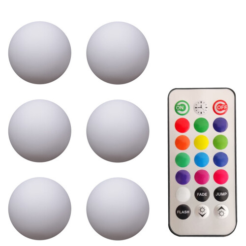 LED Beach Ball with Remote Control – 6 Pack 1