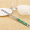 Stainless Steel Chopsticks White Flower Pattern1Pair 2