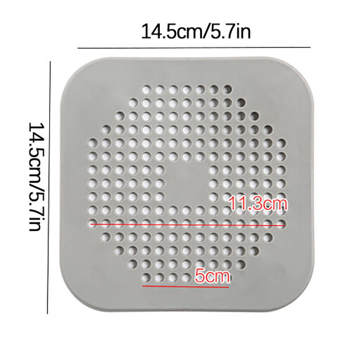 Silicone Drain Cover Hair Filter for Kitchen and Bathroom 1