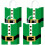 16pcs Christmas Kraft Gift Bags with Handles 3