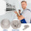 AC-avloppsslangkoppling 40mm delad vinkeladapter 3 st 5