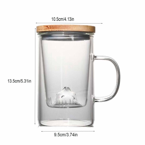 Glas tekop med vandseparationsfilter 2