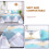 Ensemble de draps de lit antidérapants en polyester multicolores pour lit simple (3 pièces). 5