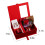 Mini LED Christmas Tree 60cm Flocked Pre-lit 3