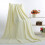 Breathable Polyester Blanket 180 x 200 cm Yellow 2