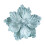 Glitter Magnolia Artificial Flower, Blue, 22x20cm 2