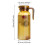 Pichet en acrylique transparent avec couvercle 1100 ml 2