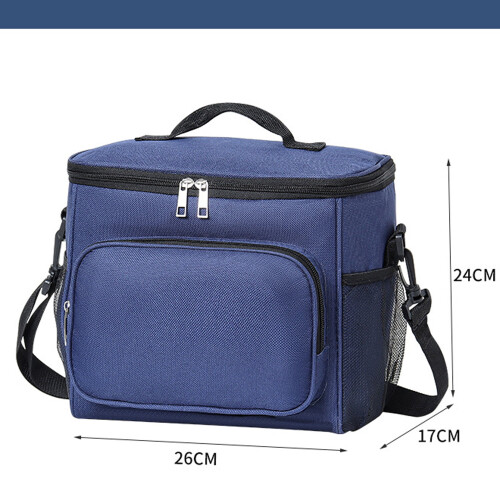 Sac isotherme carré bleu grande capacité 1