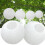 Round white paper lantern 30 cm hanging lampshade 2