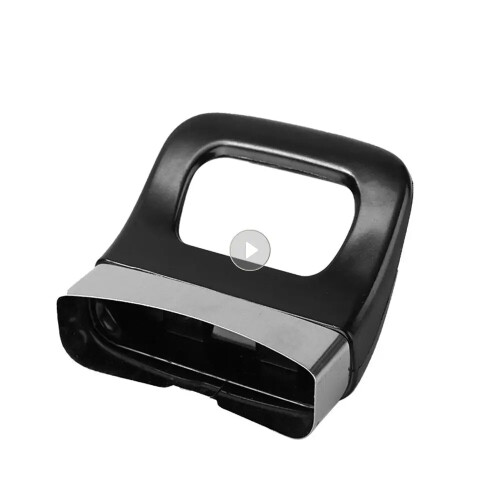 Black Bakelite Pot Side Handle – Double Hole, Short Design 1