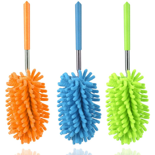 Microfiber Duster with Telescoping Pole, Washable