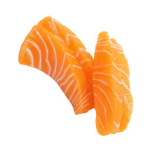 2pcs Artificial Salmon Slice Props for Home & Restaurant