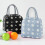 Isolierte Lunchtasche mit Daisy-Print, tragbar, 1er-Pack 4