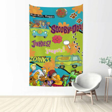 Scooby Doo gobelin fali dísz tiniknek 150x200cm