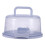 10 Inch Transparent Cake Box with Lid and Handles 1
