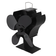 Ventilador termoelétrico para lareira em liga de alumínio, 1400 RPM