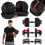 Adjustable Cast Iron Dumbbell 2.5-24 kg with Stand 1