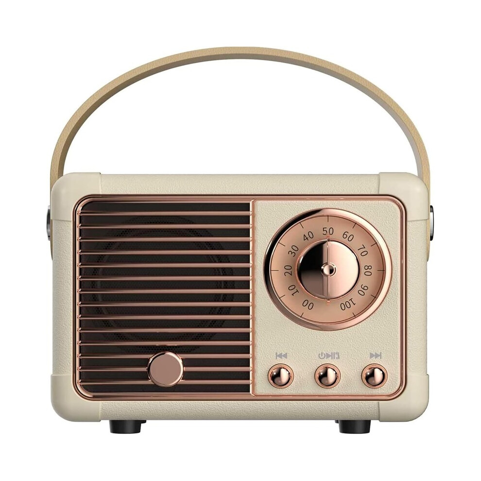 Retro Bluetooth Speaker - Portable Wireless Stereo With Rich Bass For Teens & Women 8587434289345