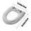 Toilet Seat Cover Polyester Cushioned Warm Universal 3