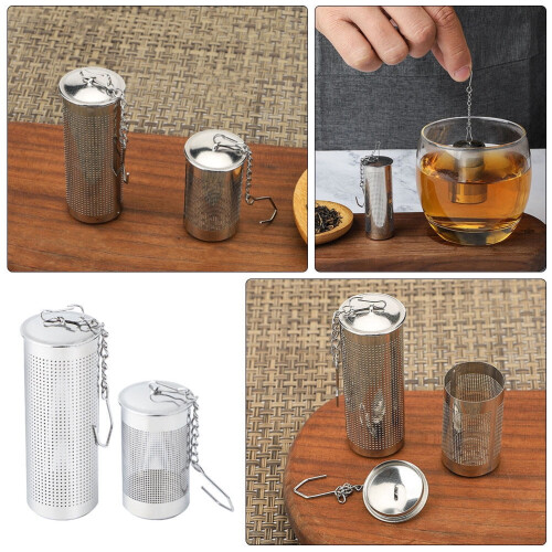 Stainless Steel Tea Strainer Set – 2 Pack 2