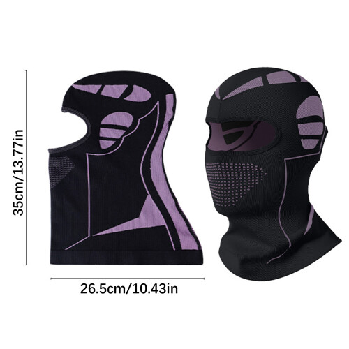 Winter Windproofed Face Mask For Cycling Running Soft-White 2