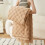 Cotton Thermal Throw Blanket Lightweight Breathable Yellow 4
