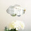 Acrylic Mirror Wall Decoration Silver 16x26cm 5