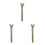3Pcs Dark Green Solid Brass Cat Drawer Handles for Office Cabinets 5