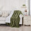 Christmas Fleece Blanket Double-Layer Green 4