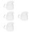 4Pcs Glass Creamer Pitchers Multi-Function Milk Coffee Cups 6