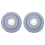 2Pcs Sky-Blue Pet Protective Collar Cat Recovery Neck Ring Durable 2