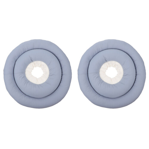 2Pcs Sky-Blue Pet Protective Collar Cat Recovery Neck Ring Durable 1