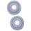 2Pcs Sky-Blue Pet Protective Collar Cat Recovery Neck Ring Durable 7