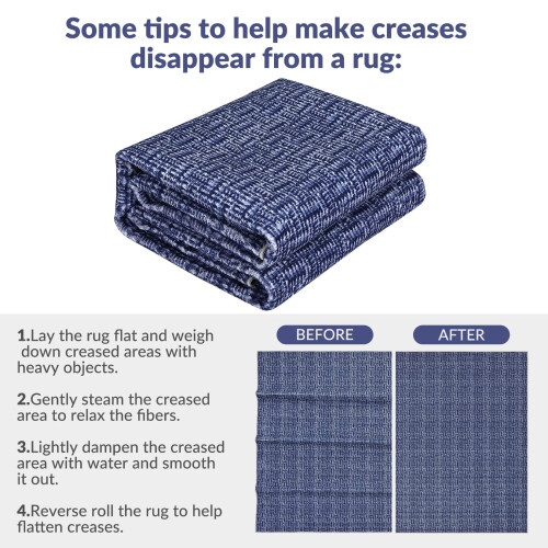 Tapis vintage lavable à poils courts 2