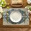 Set de 4 sets de table bohèmes rustiques, 30 x 45 cm, polyester 2
