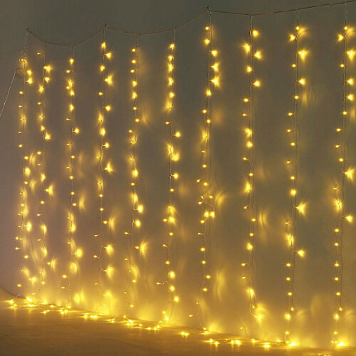 3 meter lange slinger met warmwitte LED-lichtjes 1