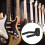 Support mural pour guitare électrique, acoustique, basse et autres. 2