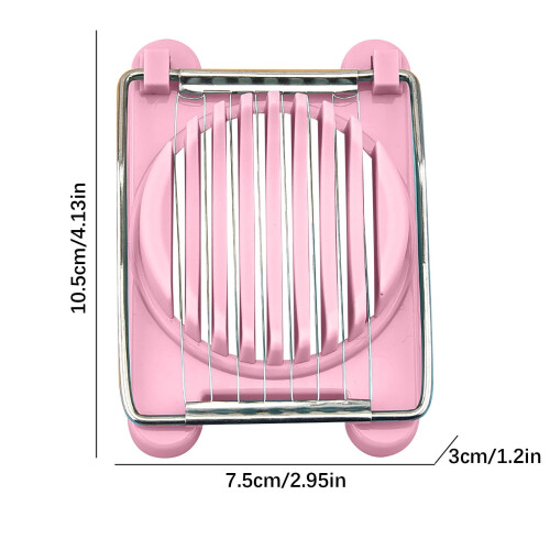 Stainless Steel Egg Slicer with Concave Base 2