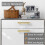 Gold Euro Bar Cabinet Pulls 3" Center 10-Pack 5