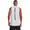 Under Armour (XXL, White/Black) Under Armour Mens Baseline Tank Top 2